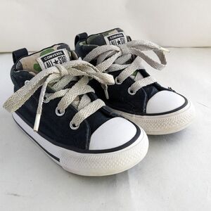 Converse Shoes Infant 6 All Star High Camouflage Sneakers 767213F Black Fabric